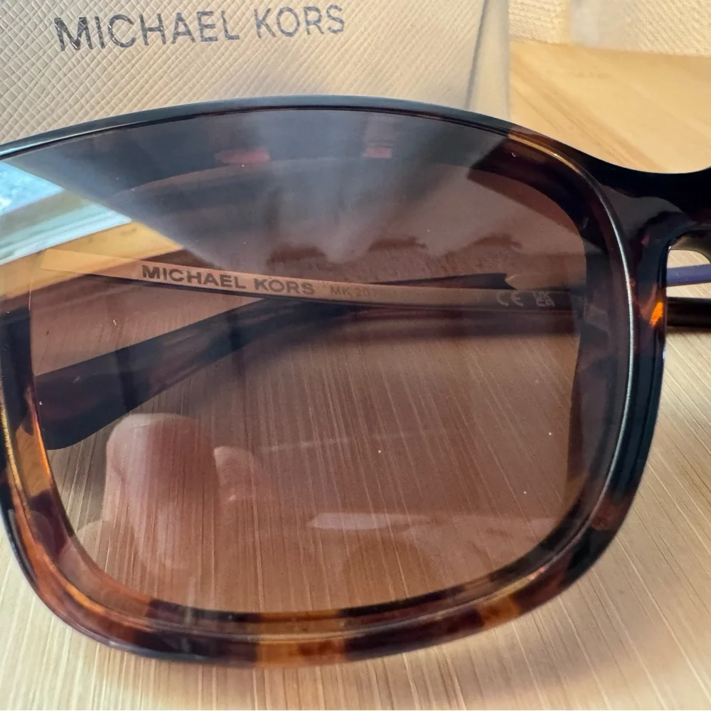 Michael Kors Brown Tortoise Sunglasses - Picture 5 of 6